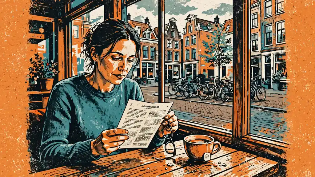 Vrouw leest de voorwaarden van een casino-actie